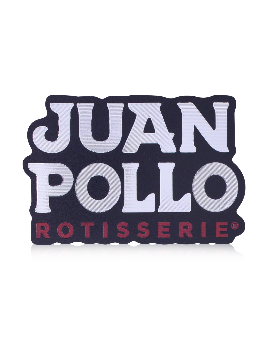 juan pollo rotisserie magnet  black silver red