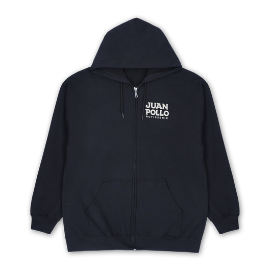 juan pollo rotisserie chicken black zip up jacket